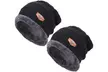 2Pack Mens Beanie Cap Warm Winter Hat Fleece Lined Knit Beanie Hat Beanie  - Second Medium
