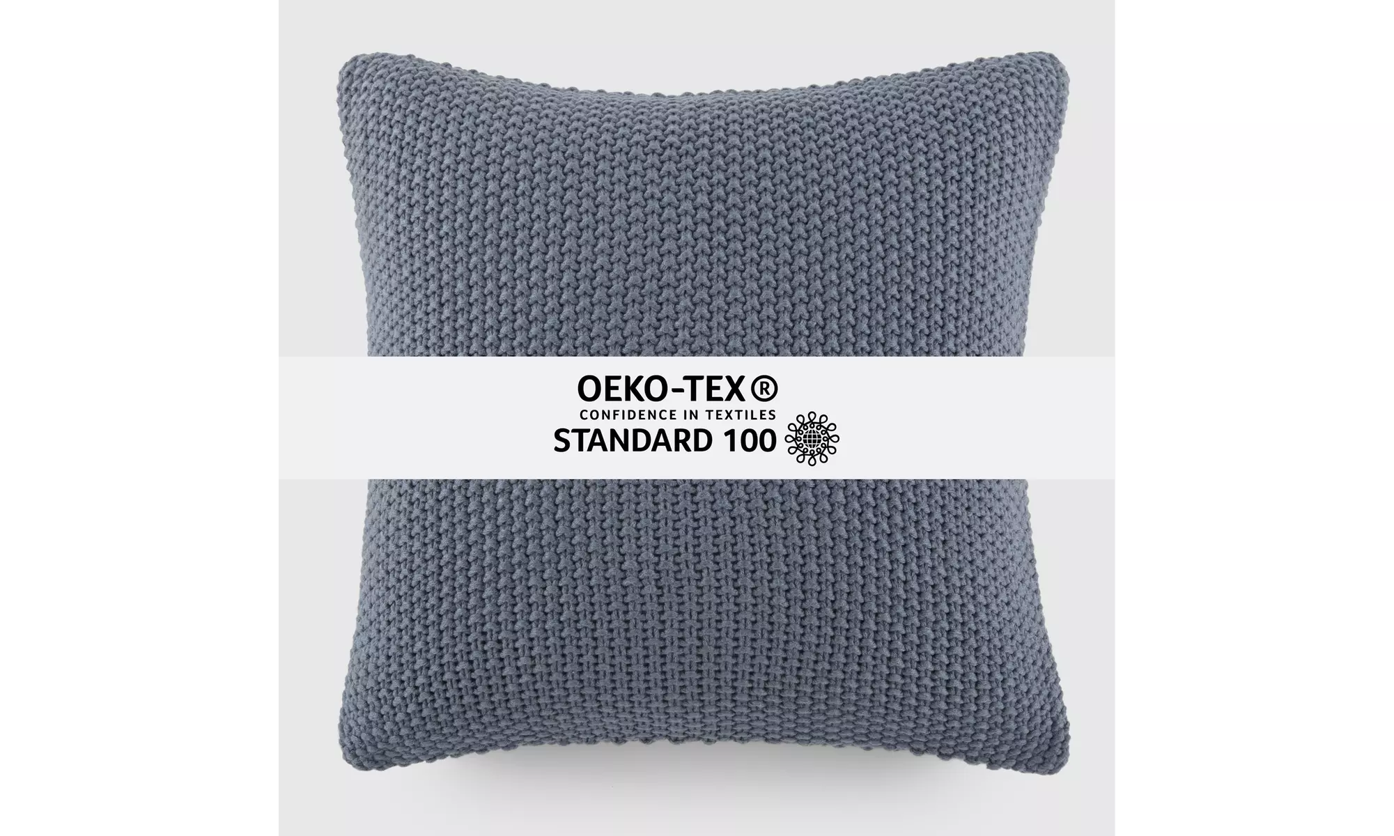 iEnjoy Home Seed Stitch Knit Acrylic Decor Throw Pillow