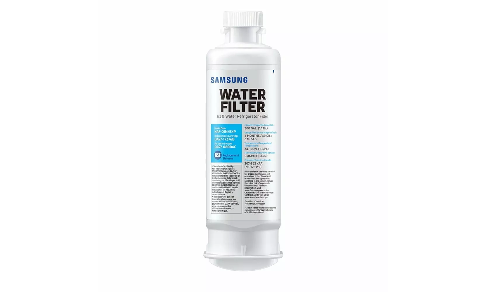 Samsung Water Filter for Refrigerator DA97 / 3Pack