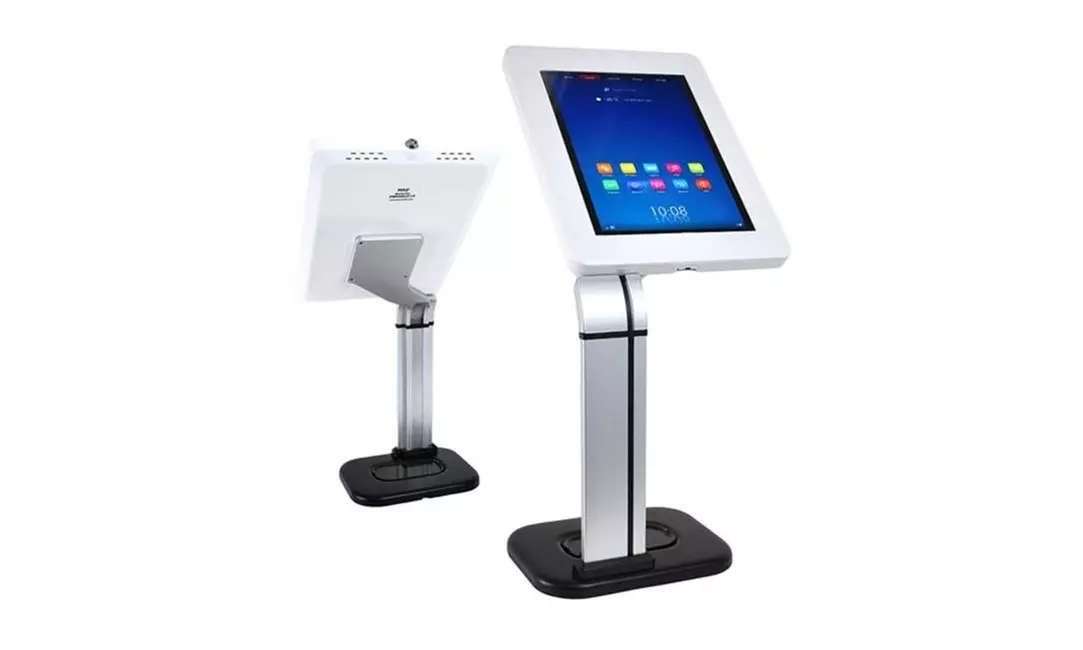 Pyle PSPADLK14 Universal Tamper Proof Anti-Theft iPad Tablet Kiosk Stand Holder - Primary Image