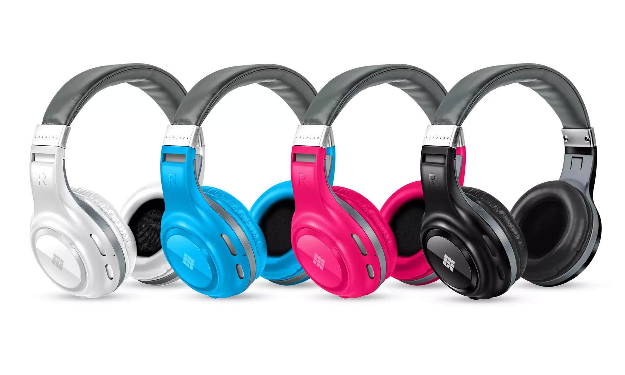 Polaroid Rechargeable Bluetooth Wireless Headphones, HD Stereo Headset with Mic - Primary Image