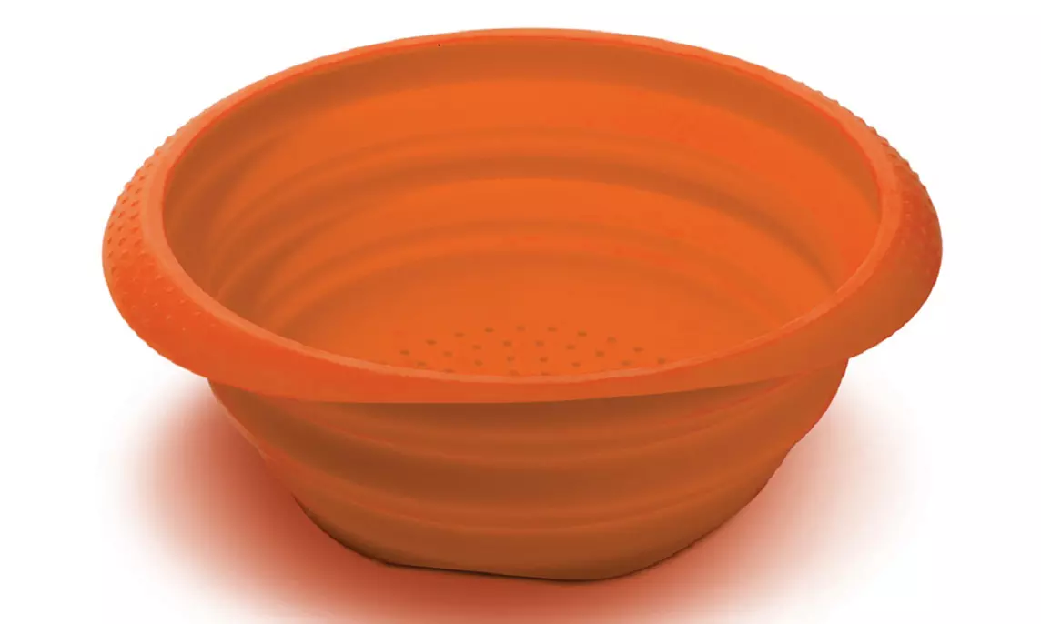 9" Collapsible Silicone Colander (4-Colors)