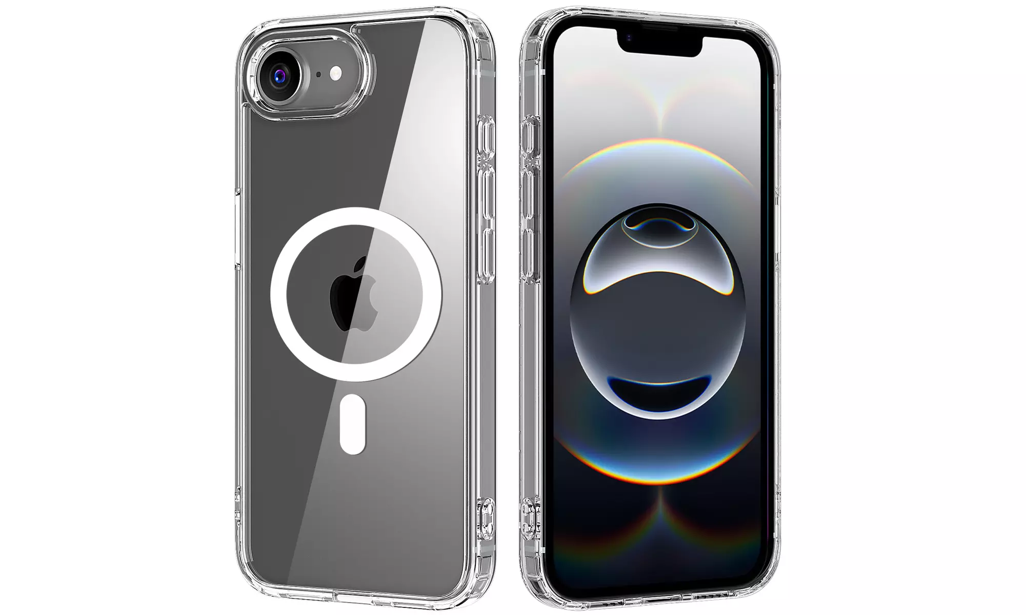 AICASE Clear MagSafe Compatible Case for iPhone 16e