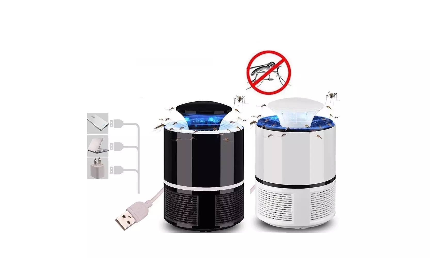 Electric Mosquito Insect Killer Pest Control Bug Zapper LED Light Trap - Primary Image