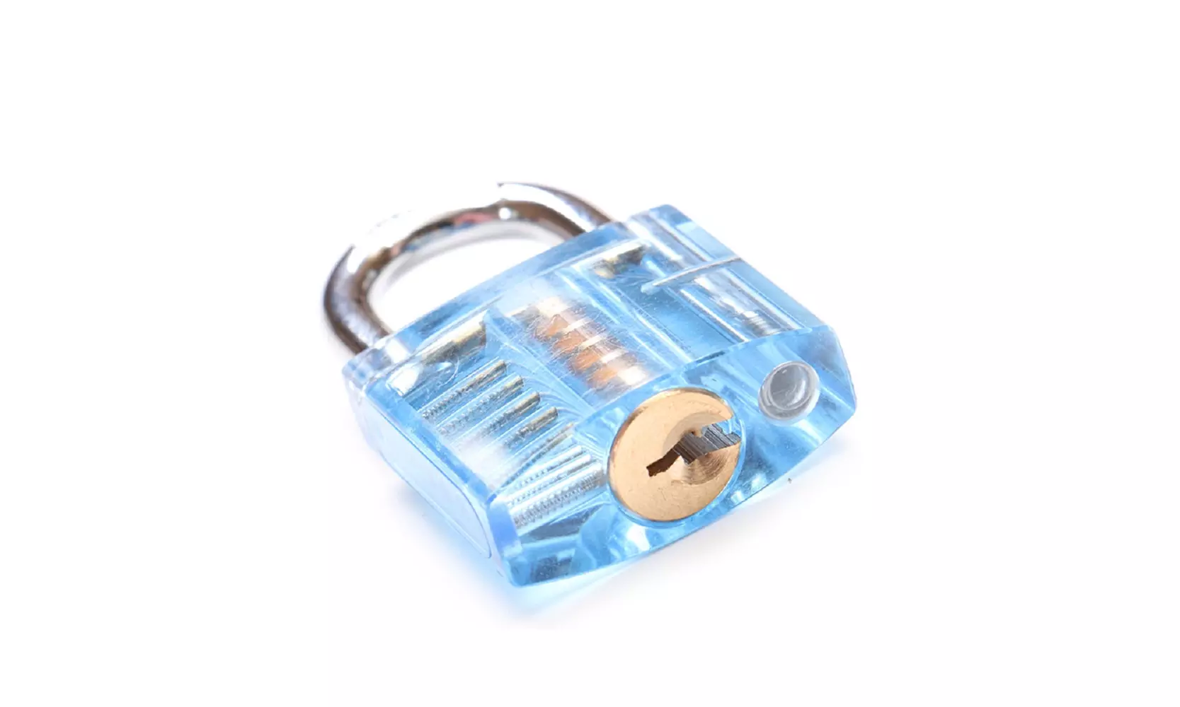 3 In 1 Set Locksmith Tools Practice Transparent Lock - Second Medium