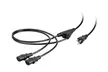 Monoprice 6ft 18AWG Power Cord Splitter Cable 10A NEMA 5-15P to 2x  C13  - Second Medium
