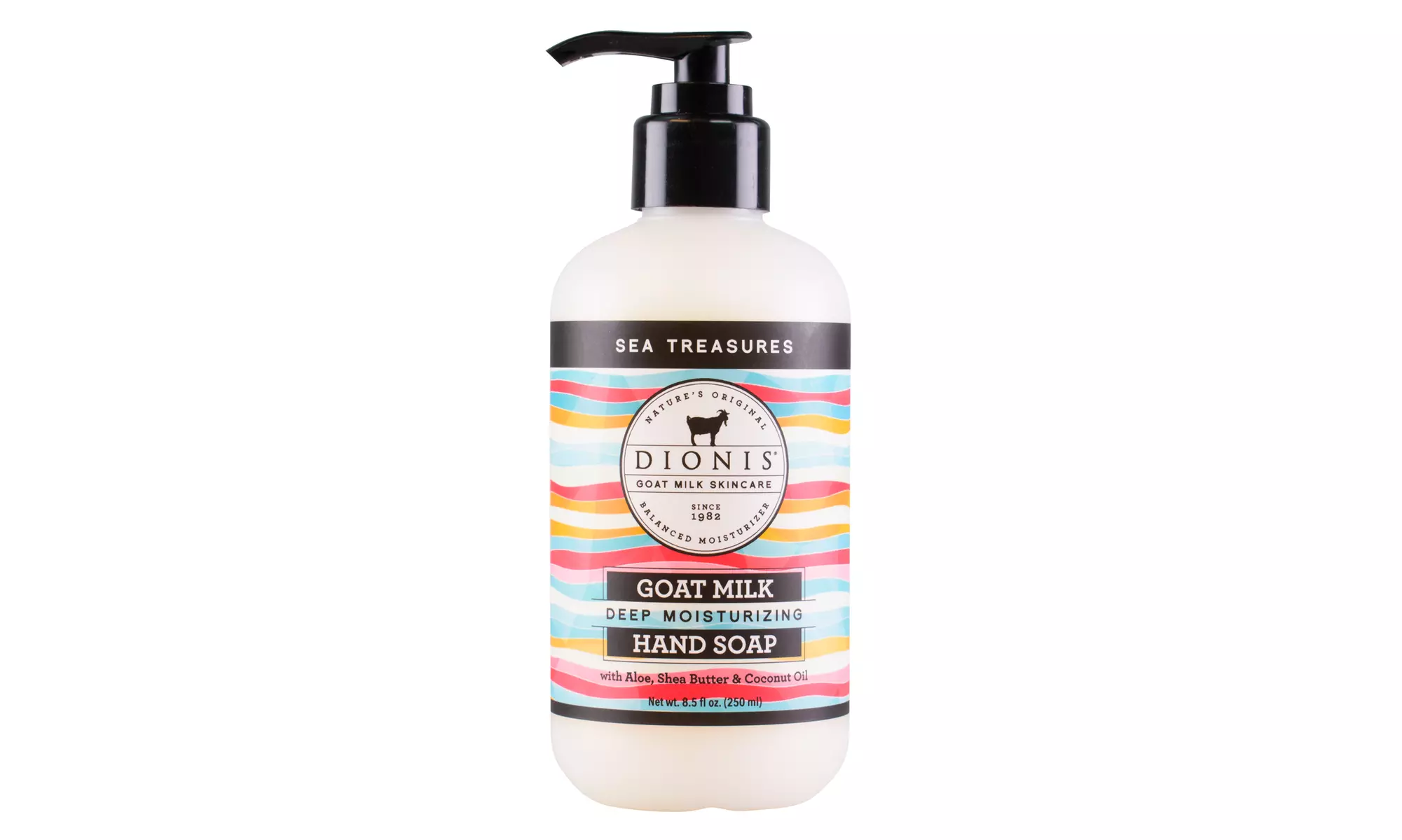 Dionis Goat Milk Hand Soap 8.5 oz. Verbena and Cream or Sea Treasures