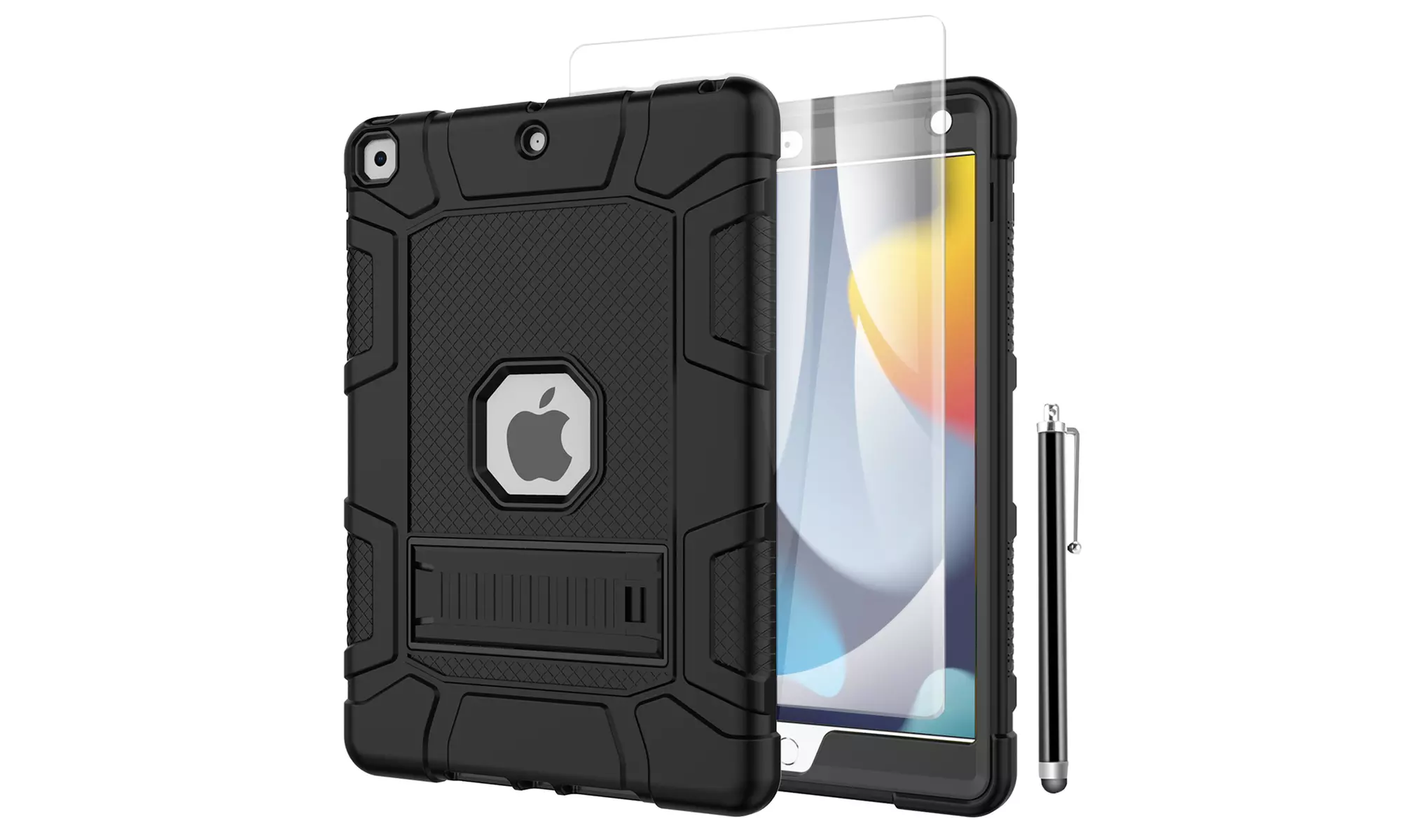Case For Apple iPad 9th Generation 10.2" 2021 Heavy Duty Screen Protector Pen
