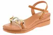Lady Godiva Women's Medium Width Wedge Sandals - Second Medium