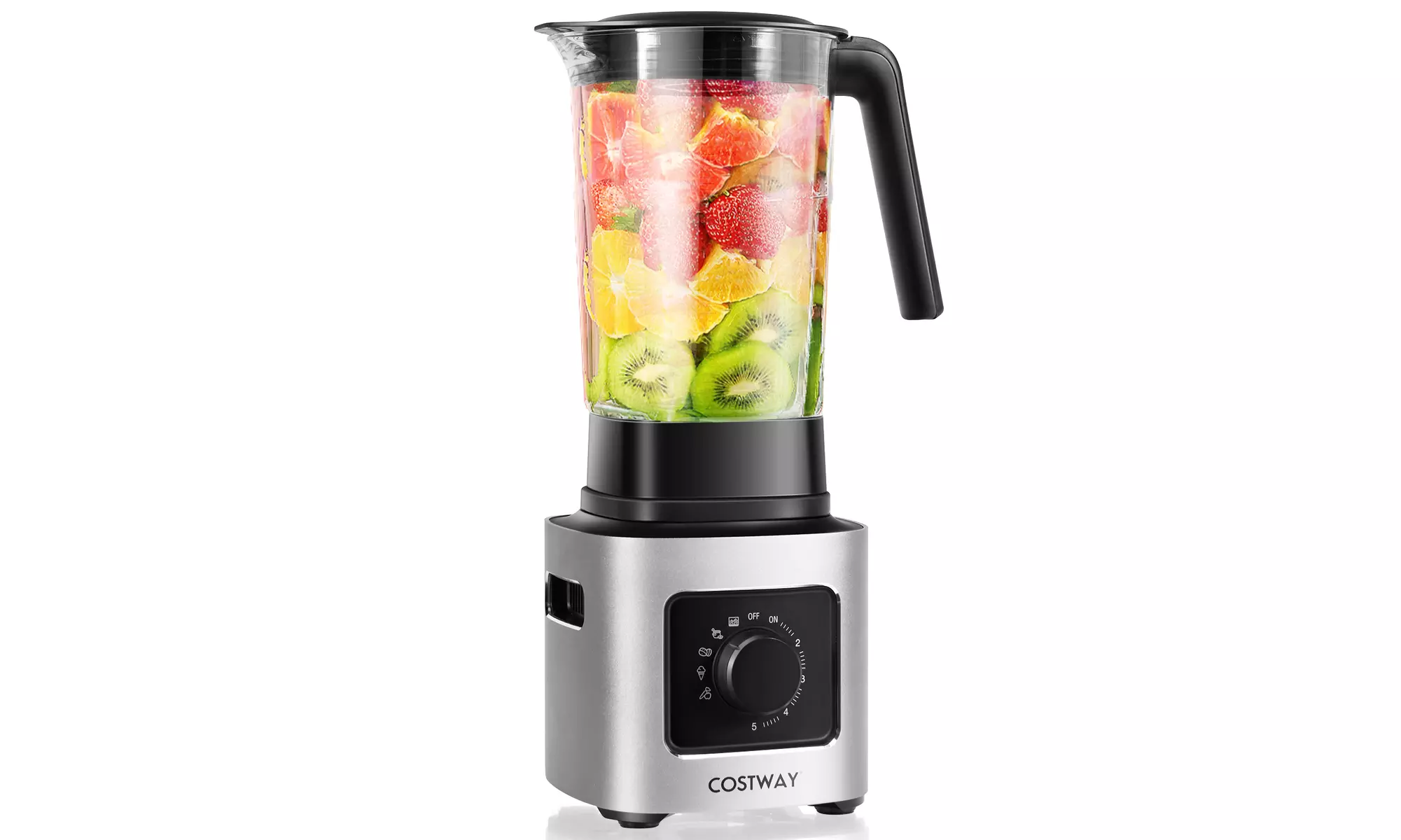 Costway 1500W 5-Speed Countertop Smoothie Blender w/ 5 Presets & 68oz Tritan Jar - Primary Image