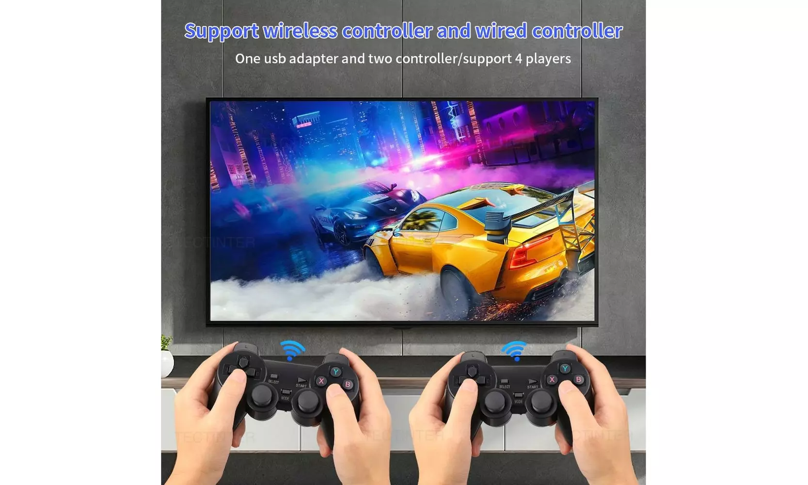 Retro Gaming Console 20,000 Plus Games 4K HDMI Wireless Controller