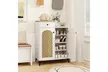 Costway 6-Tier Shoe Cabinet with Drawer 6 Removable Shelves Ventilation Openings - Second Medium