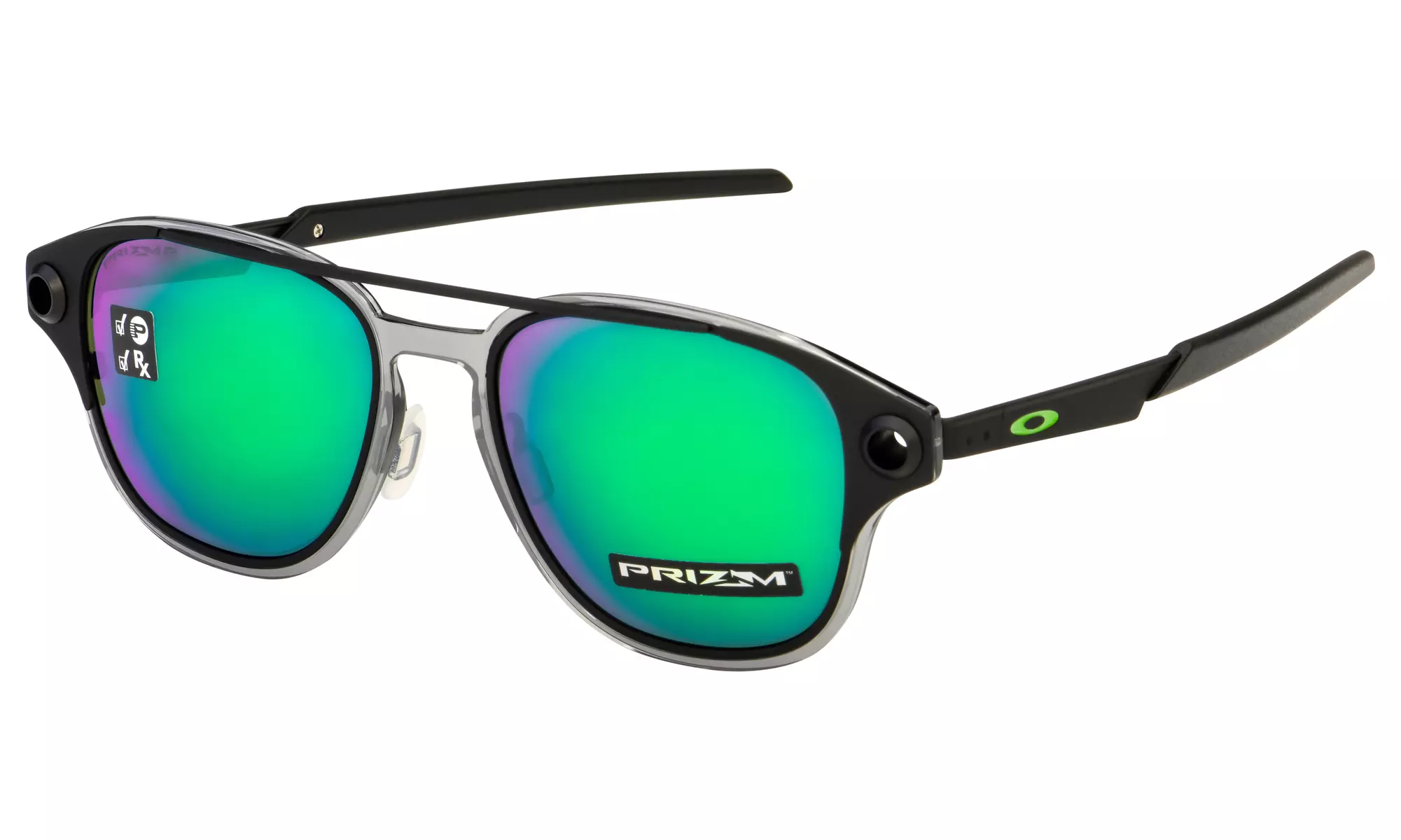 Oakley Coldfuse Sunglasses OO6042-0852 Matte Black  Prizm Jade Polarized Lens - Primary Image