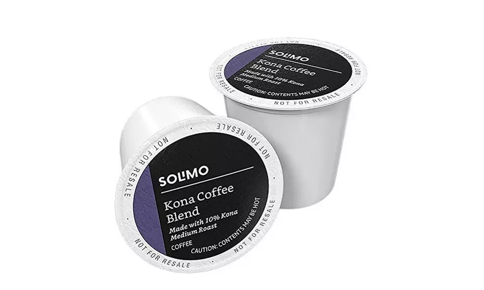 100 Ct. Solimo Medium Roast Coffee Pods, Kona Blend, Compatible with Keurig 2.0  - Second Medium