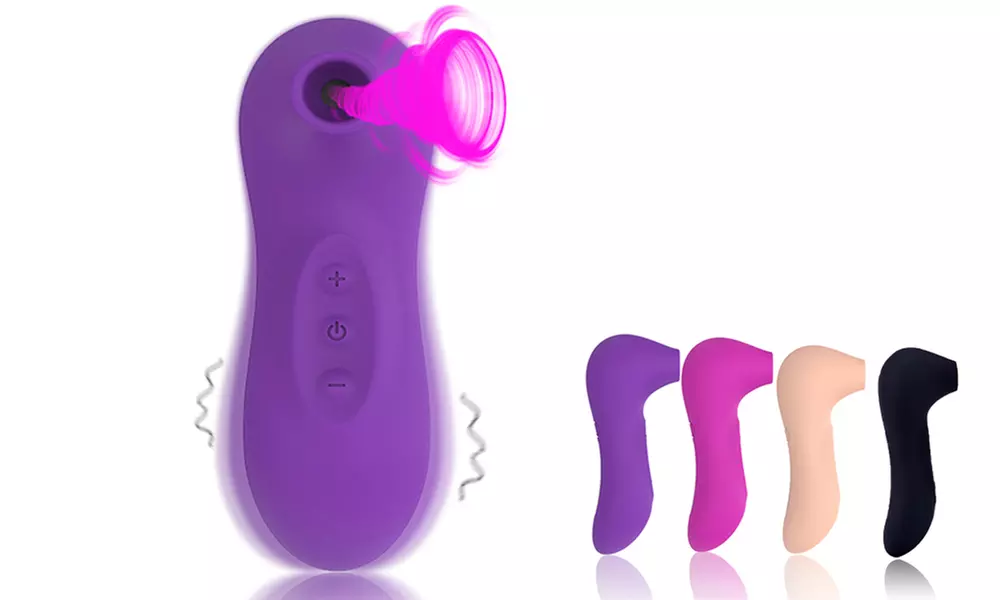 10 Modes Powerful Clitoral Nipple Sucking Vibrator, USB Rechargeable - Primary Image