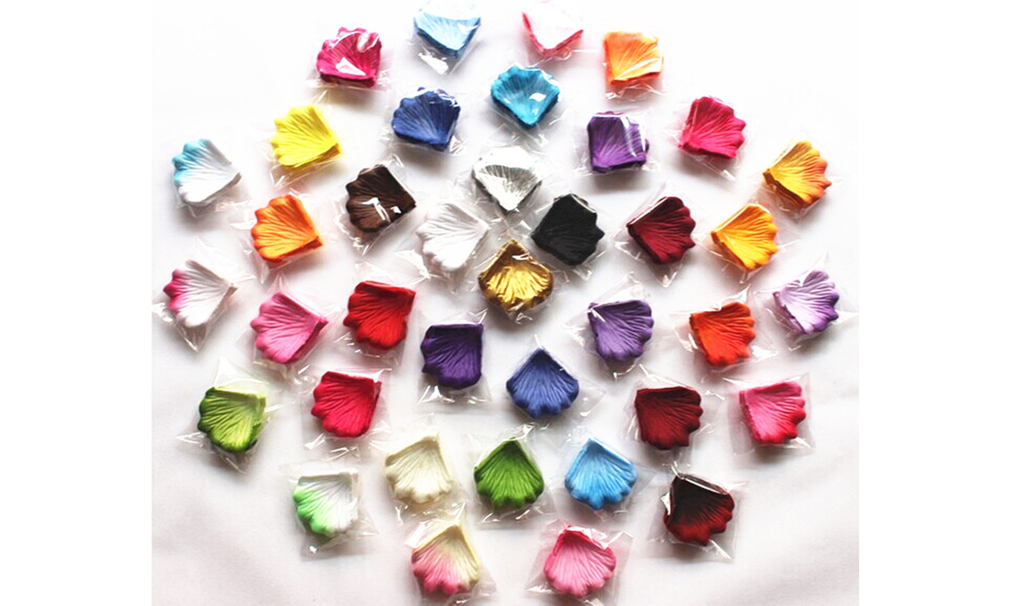 1000-5000pcs Various Colors Silk Flower Rose Petals Wedding Party Decorations