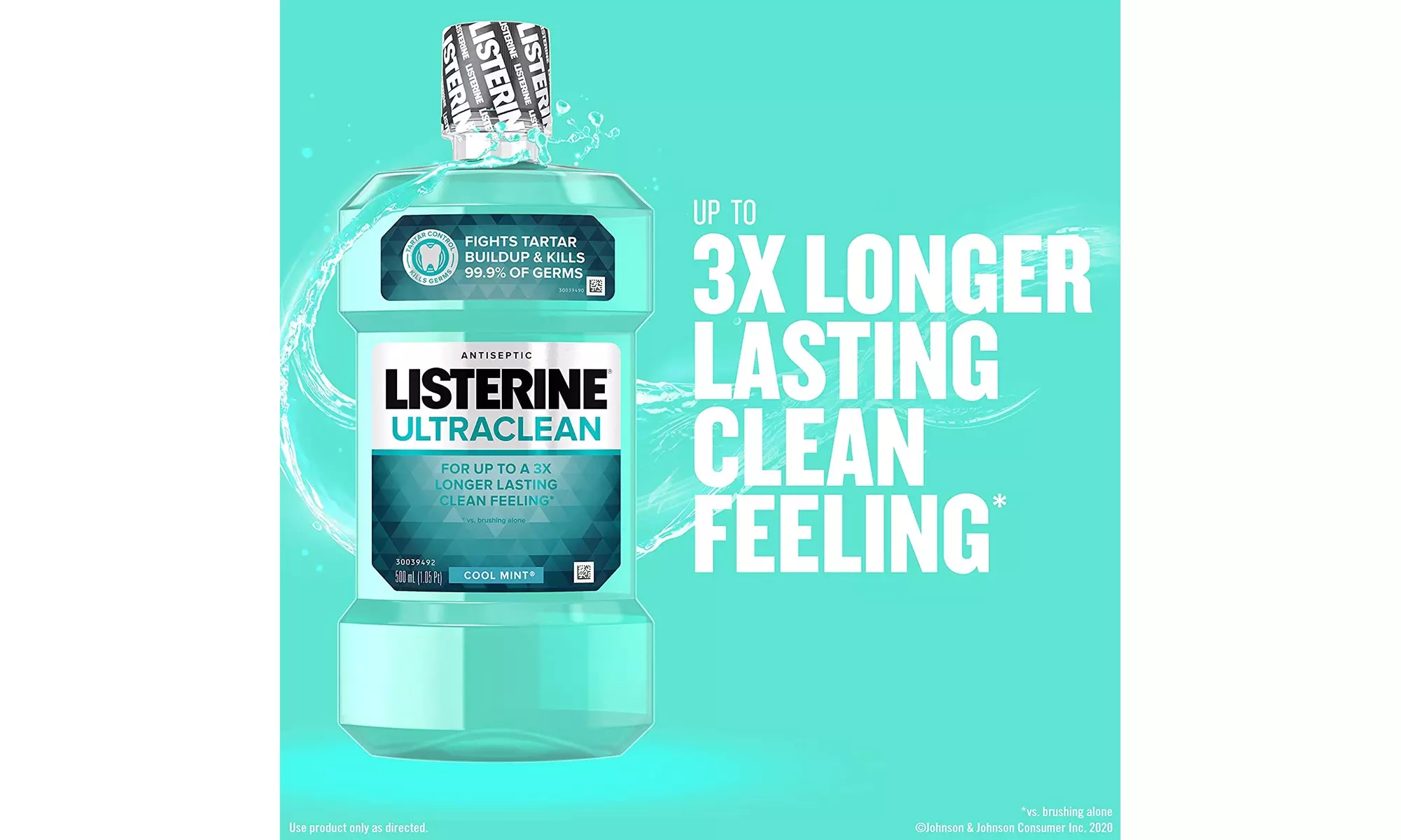 Listerine Ultraclean Oral Care Antiseptic Mouthwash to Help Fight - Second Medium