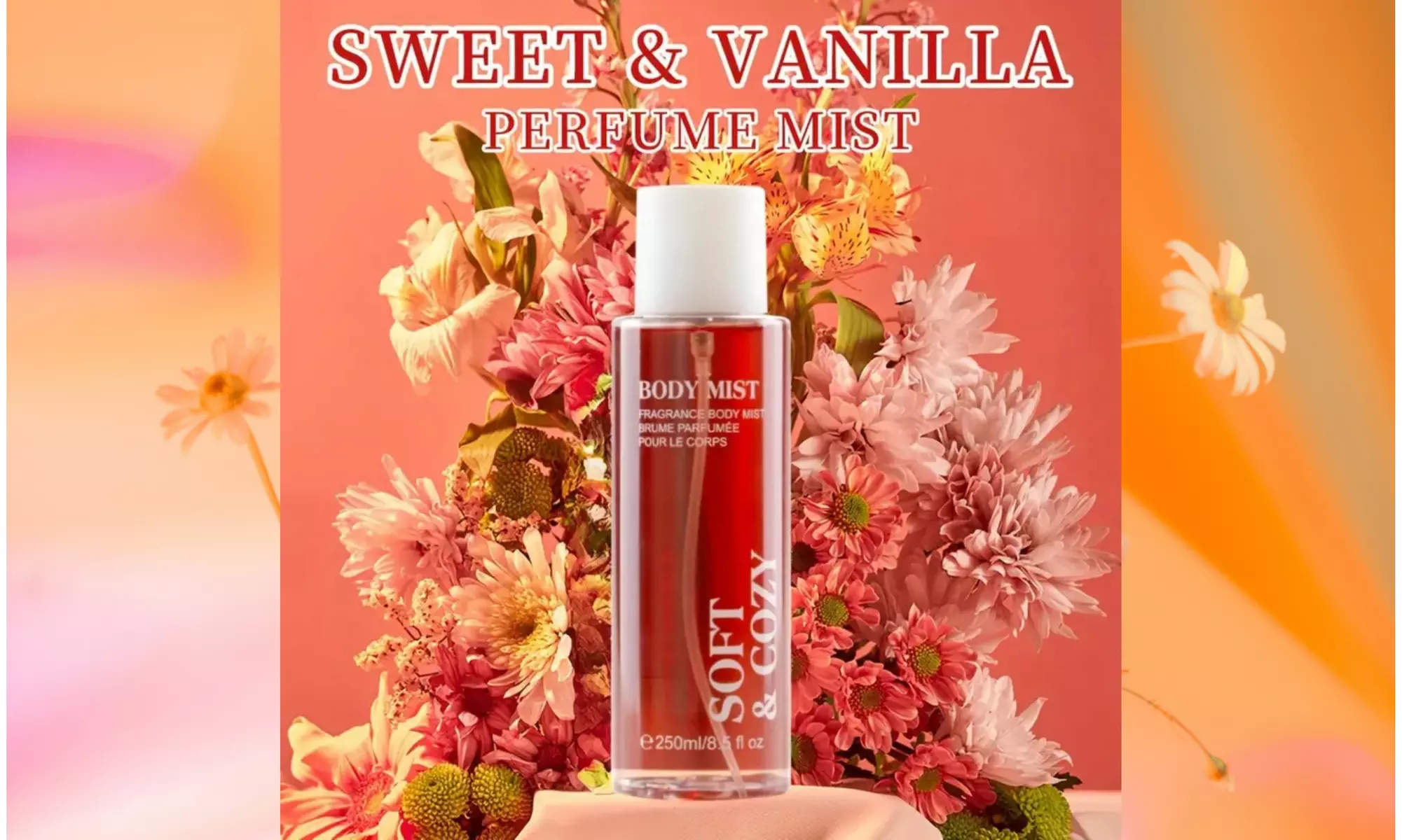 Body Mist Spray 8.5 FL OZ - Refreshing Fragrance Mist Long-Lasting Scent
