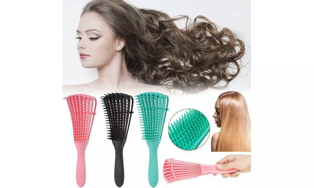 Combing Brush Detangle Comb Detangling Brush Hair Wet/Dry Curly Natural Hair - Primary Image
