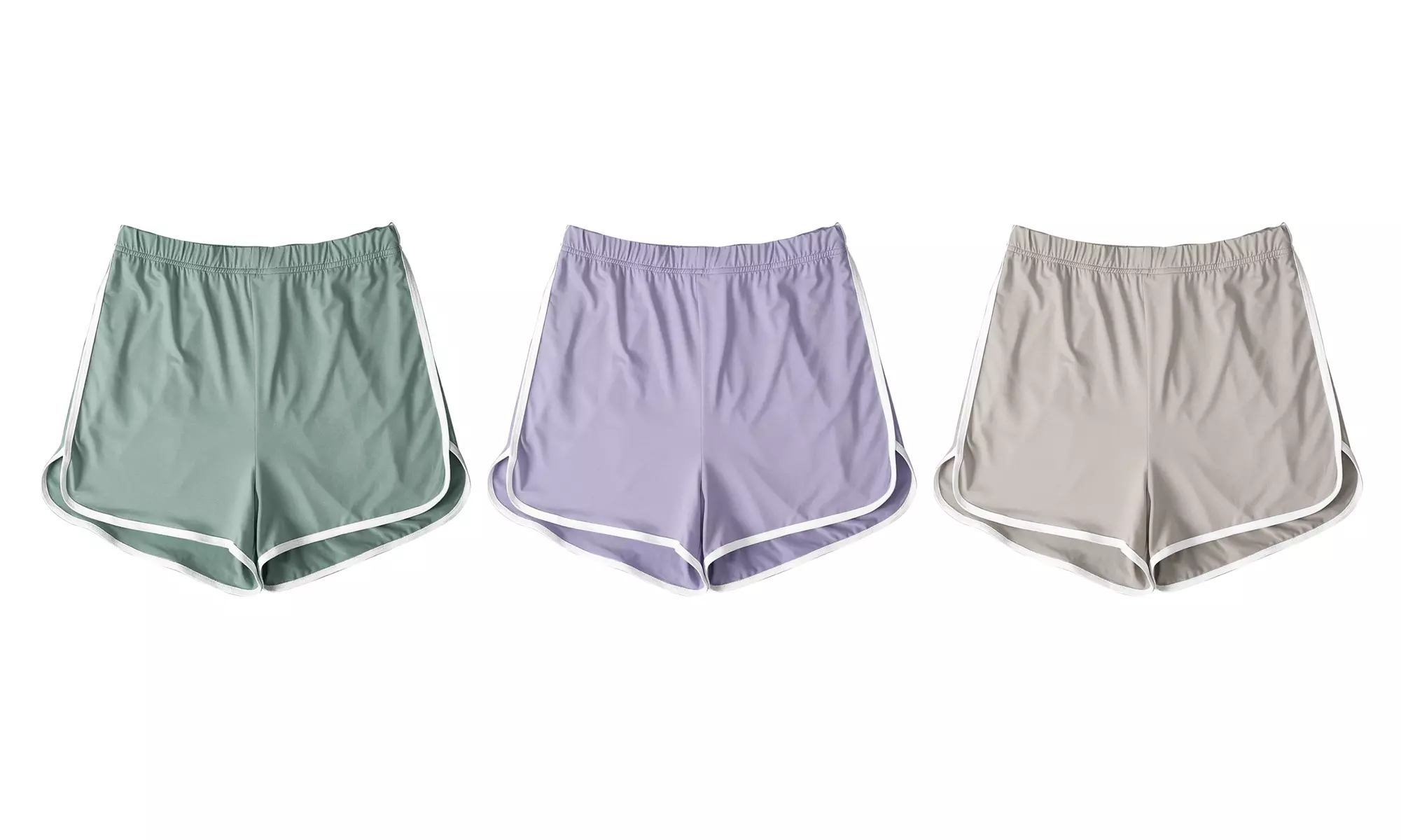 3 Pack Women's Relaxed Retro Dolphin Shorts