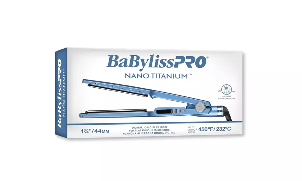BaBylissPRO Babyliss Nano Titanium 1", 1.25" or 1.75" Straightening Flat Iron
