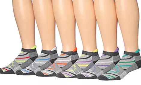 James Fiallo Men's 6-Pairs Low Cut Athletic Sport Socks, Multiple Colors - Primary Image