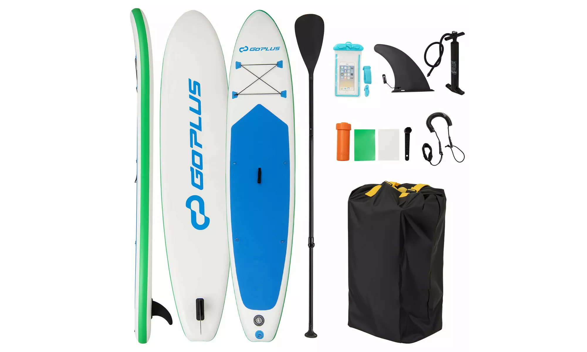 Goplus 11' Inflatable Stand Up Paddle Board whth Accessories Paddle Hand Pump
