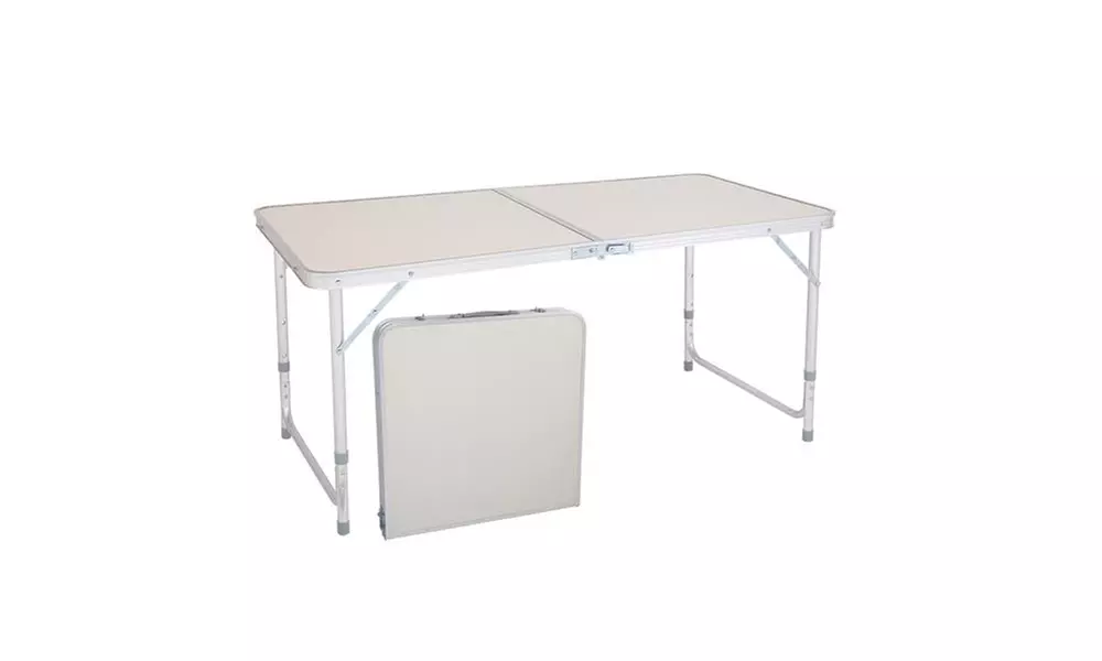 120 x 60 x 70 4Ft Portable Multipurpose Folding Table White - Primary Image