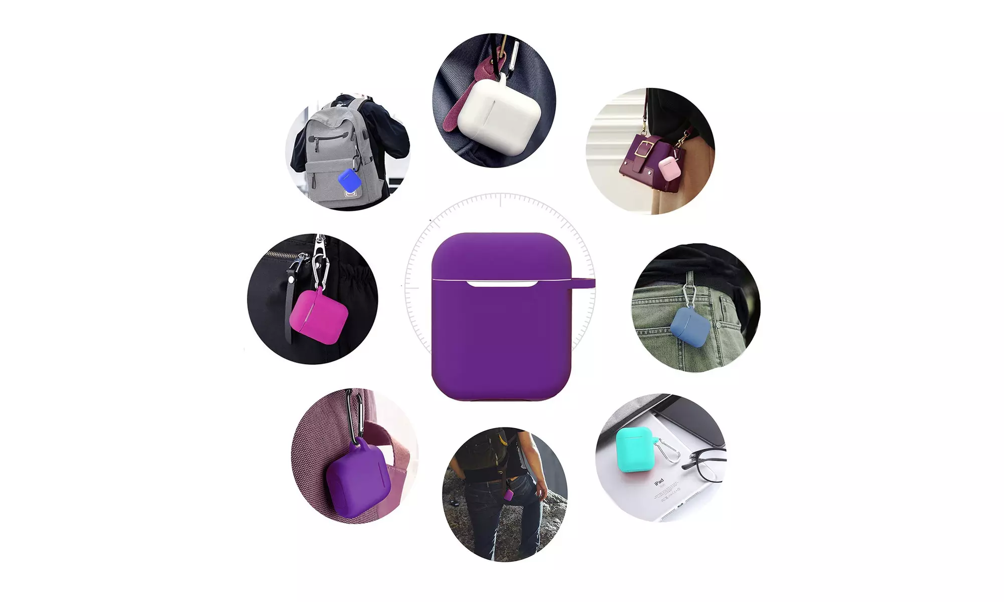 AirPods Silicone Case Cover Protective Skin for Apple Airpod Charging Case