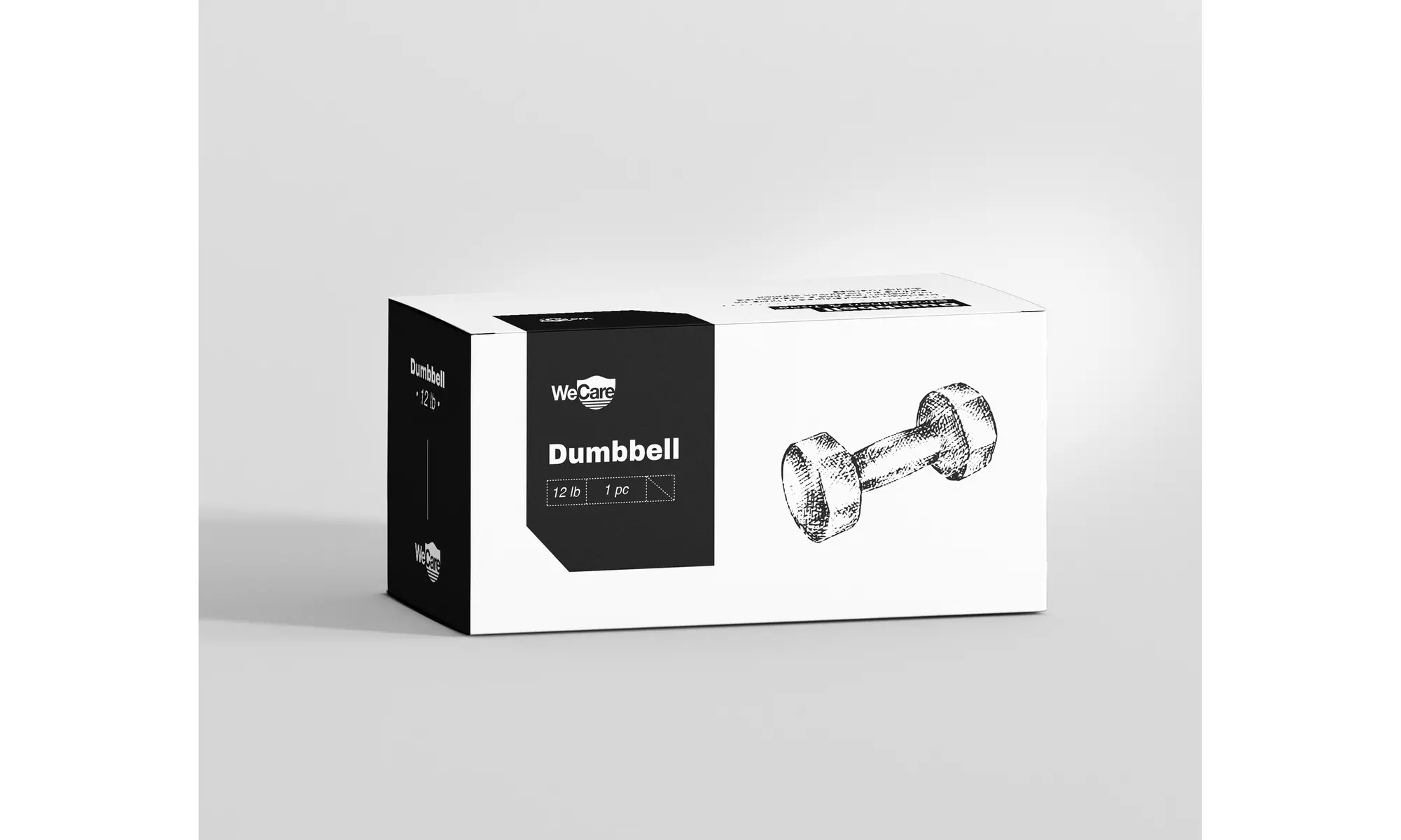 WeCare Neoprene Coated Dumbbells for Non-Slip Grip (Set of Two)