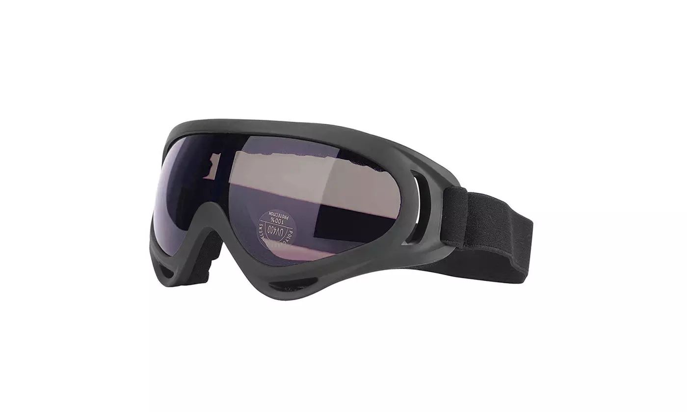 Ski Goggles Winter Snowboard Adjustable UV400 Protective Motorcycle Snow Goggles