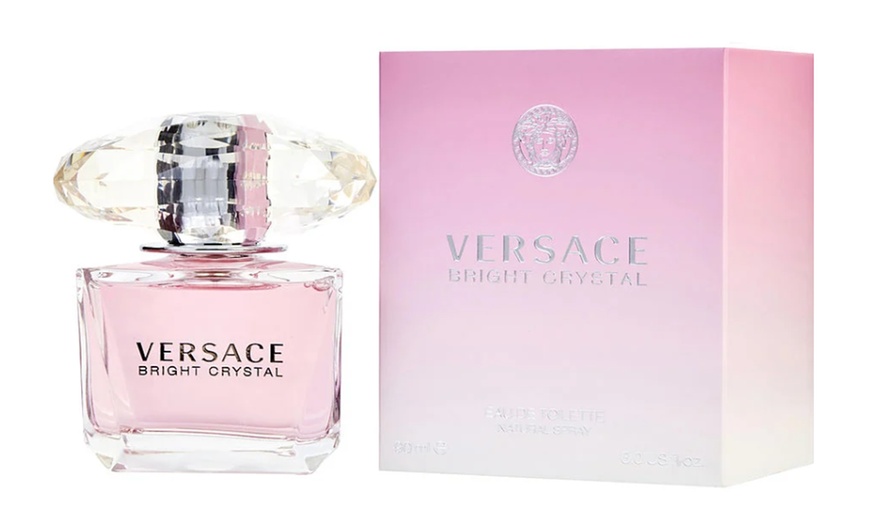 Image 3: Versace Bright Crystal Eau De Toilette Spray For Women (Multiple Sizes)