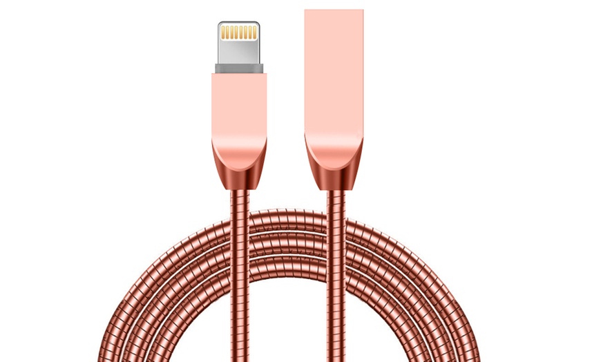 Image 4: Spring Zinc Alloy Cable Iphone Cable