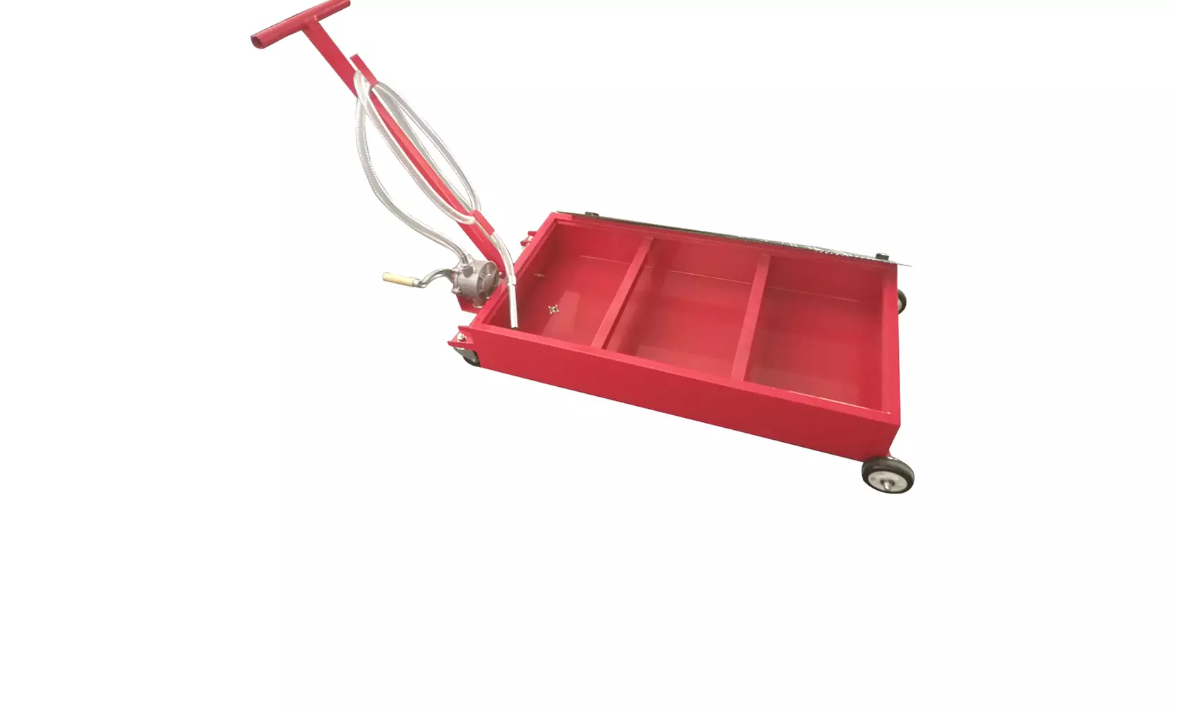 Portable Oil Drain Tank with Pump 20 Gallon for Truck Car - Primary Image