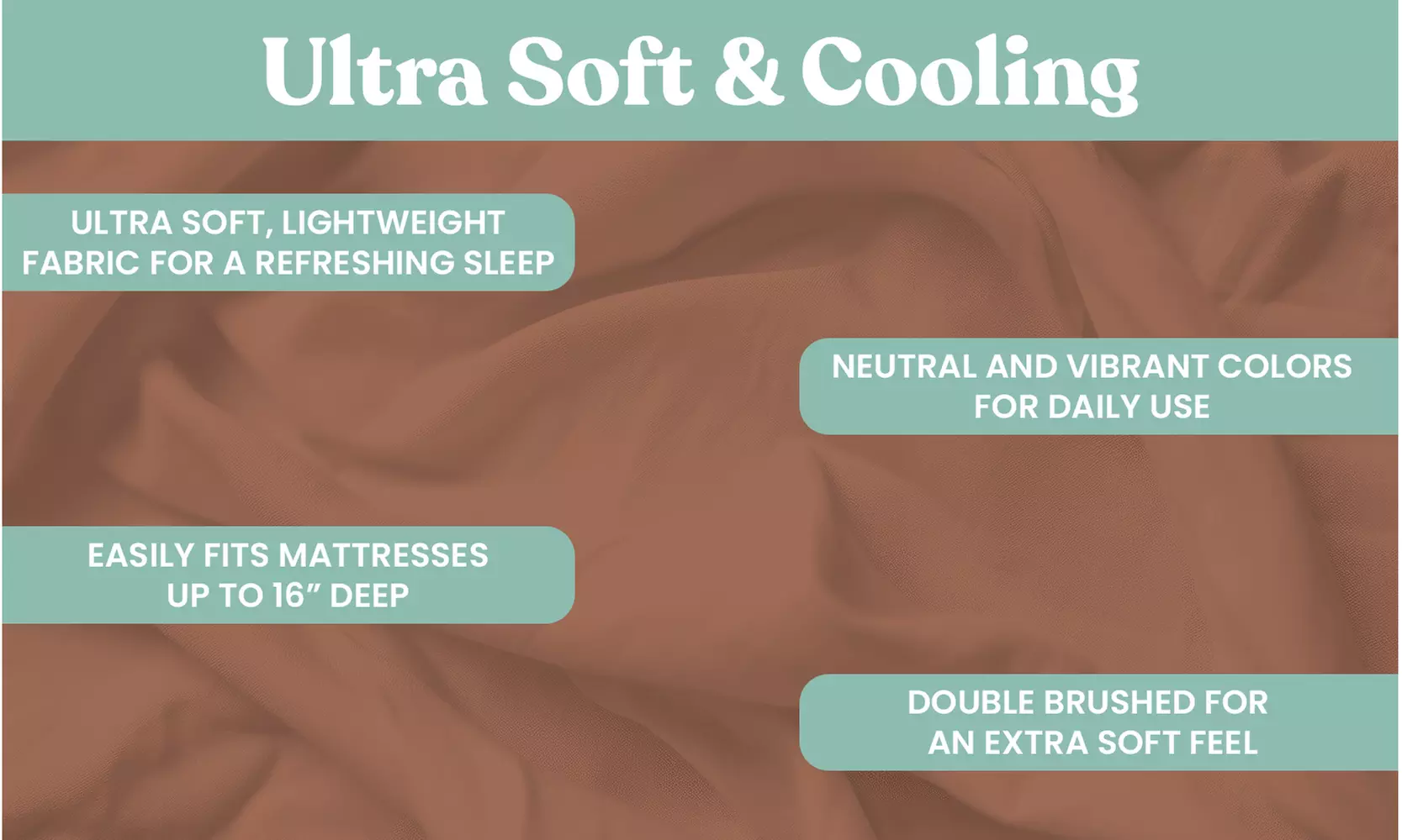 Luxury Home 6-Piece Microfiber Bed Sheet Set