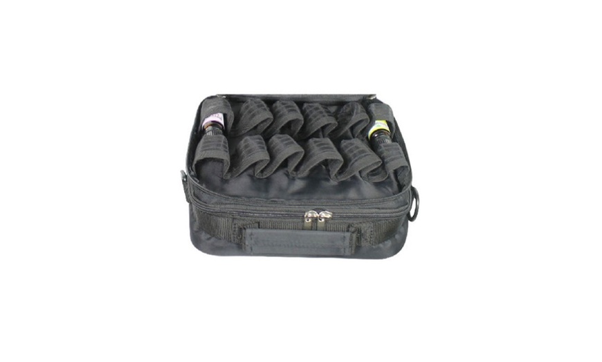 Image 7: 42 Bottle Essential Oil Carry Case 5ML 15ML Storage Aromatherapy Bag Black