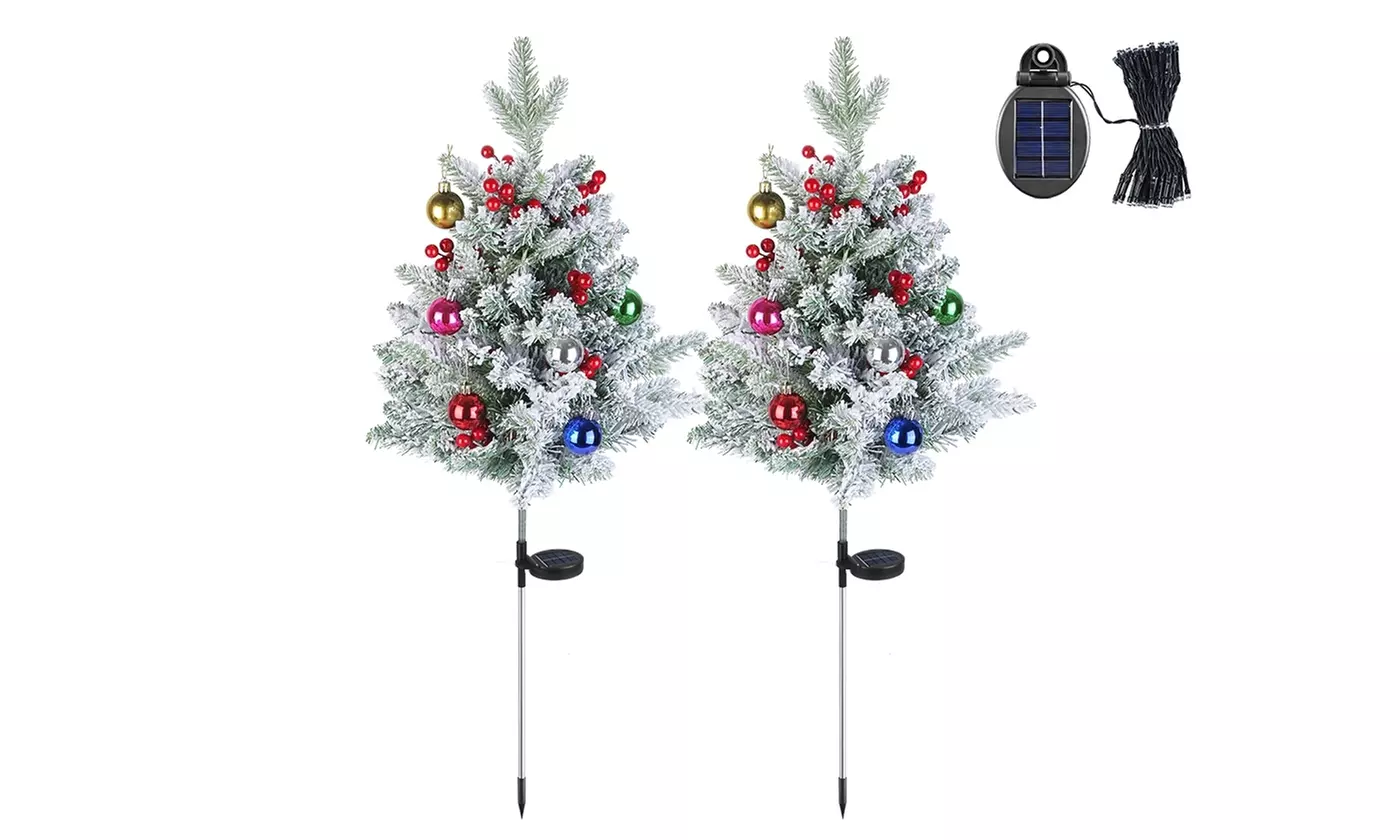 Christmas LED Lights - Snowman Family & Reindeer Family Holiday Decorations