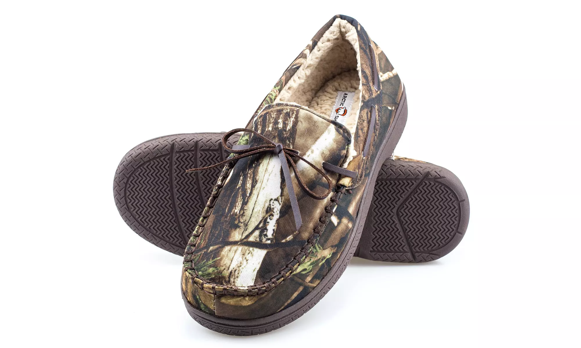 ArcticShield Men's Moccasin Memory Foam Slippers  - Primary Image