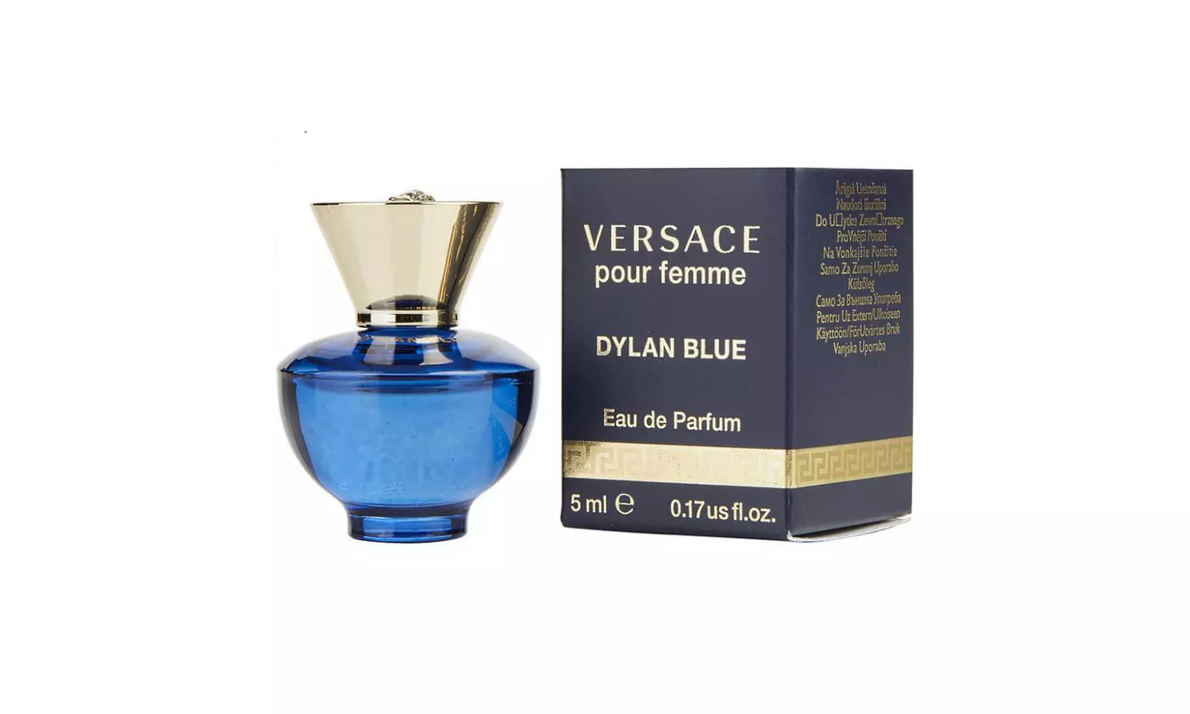 Versace Dylan Blue Pour Femme Eau de Parfum 0.17 oz / 5 ml SPLASH