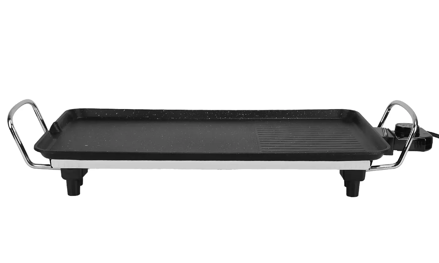 NewHome 1500W Electric Non-Stick BBQ Grill & Tabletop Griddle