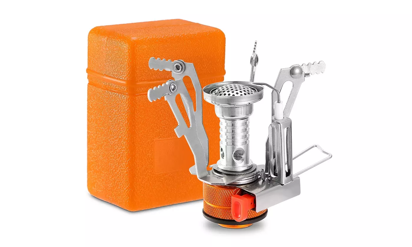 iMounTEK Portable Butane Gas Stove with Piezo Ignition and Burner