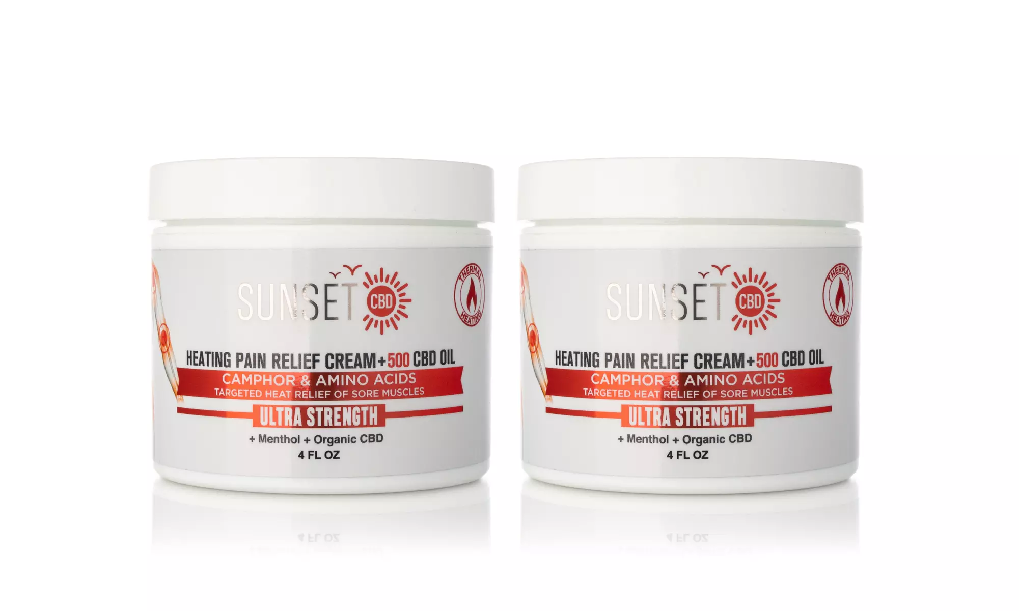 BUNDLE Pain Relief from Sunset CBD 1 pack / 2 pack  Options