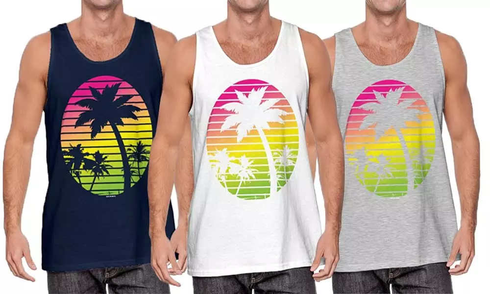 Leo Rosi Men's Casual Summer Tank Top.  - Primary Image
