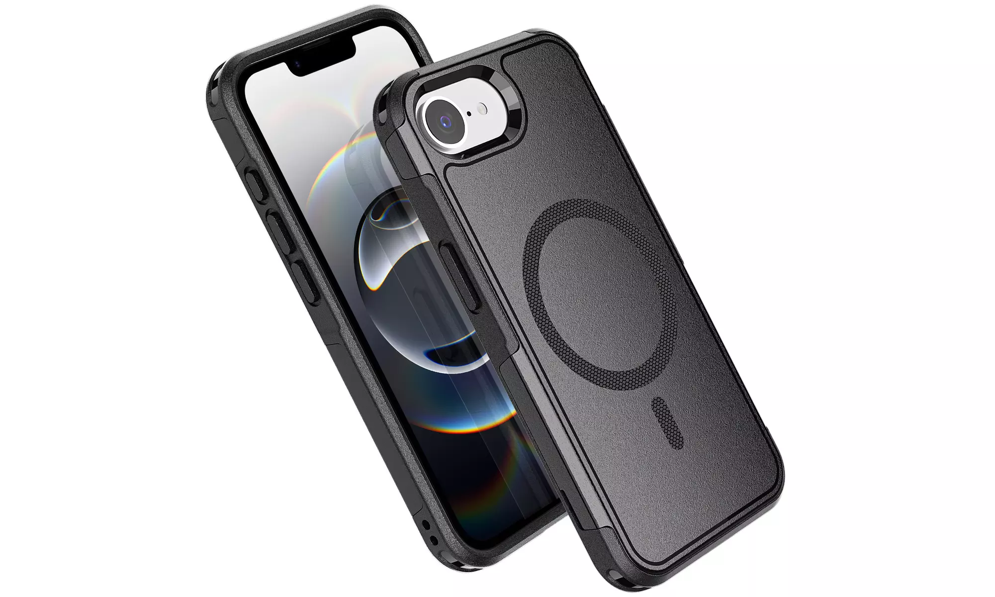 AICASE for iPhone 16e Magnetic Shockproof Heavy Duty Protective Case w/ Cushion