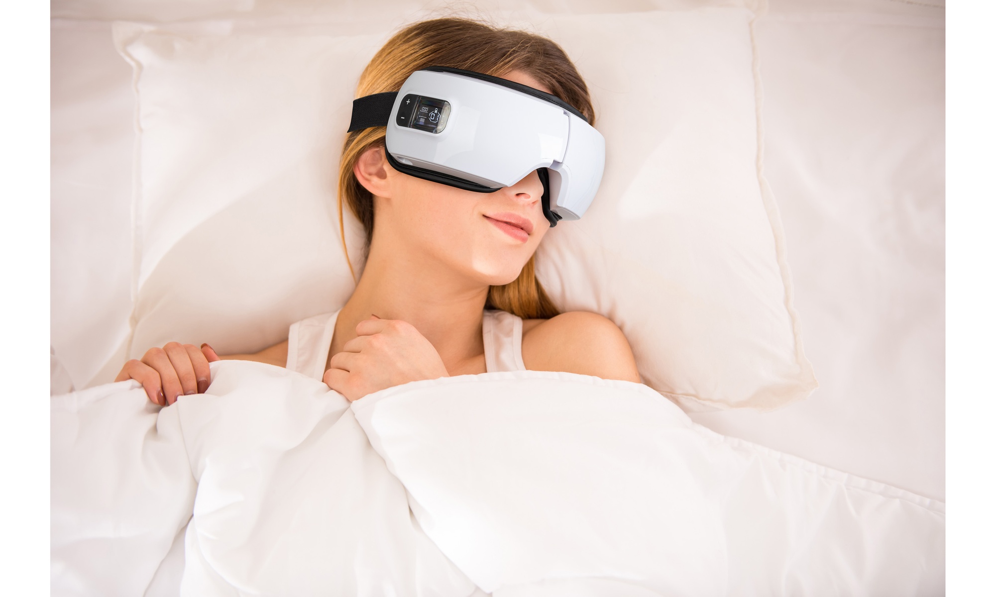 NOMA Portable Eye Massager- Heat, Compression, Vibration Therapy, & Bluetooth