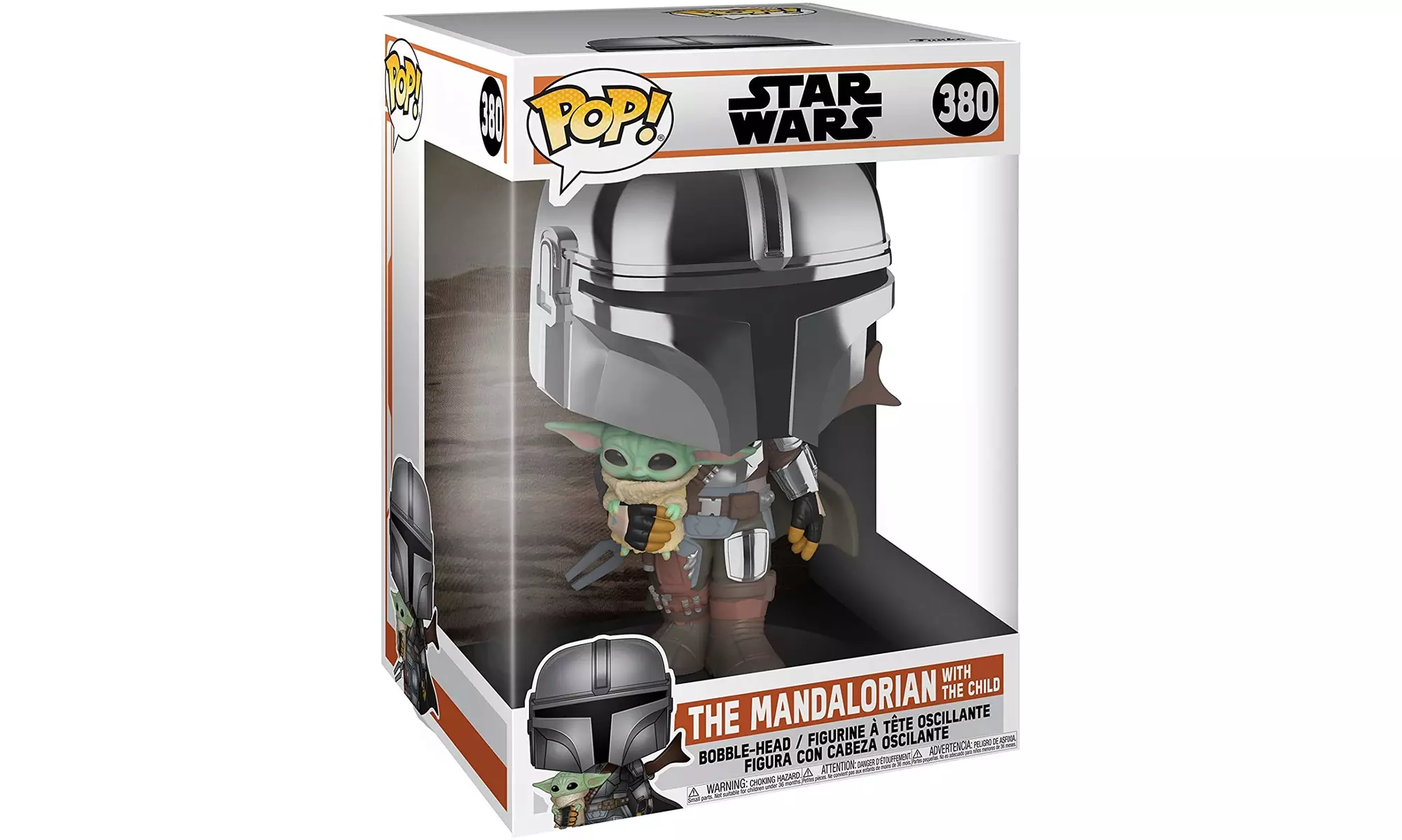 Funko Pop! Bobble Head - Star Wars - The Mandalorian with the Child 10-inch - Second Medium