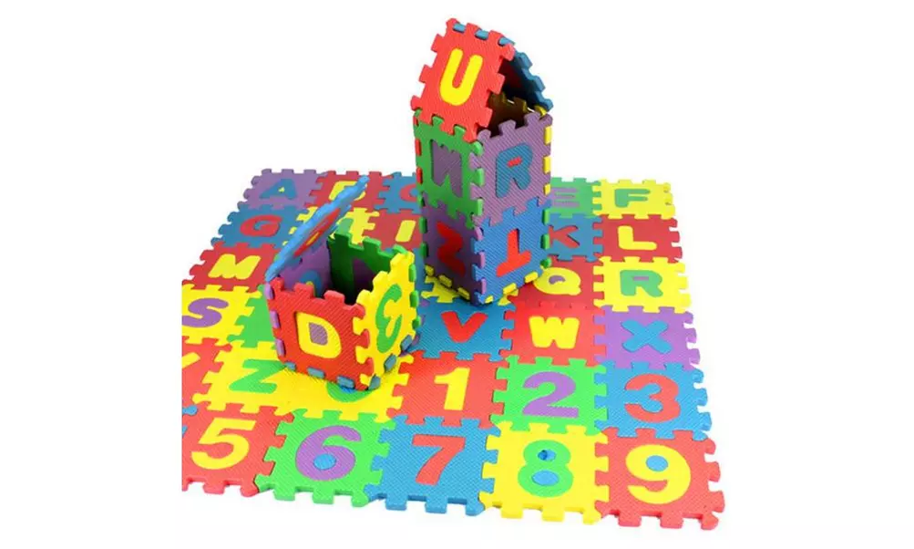 36Pcs Baby Child Number Alphabet Puzzle Foam Maths Educational Toy Gift - Primary Image