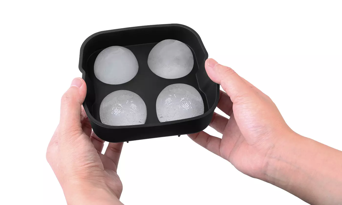 iMounTEK Four Ice Ball Mold Tray for Cool Drinks 