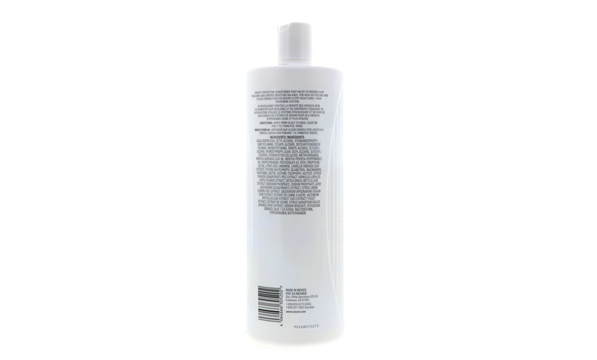 Image 24: Nioxin Cleanser Shampoo and Scalp Therapy Conditioner Liter 33.8 oz Set Combo