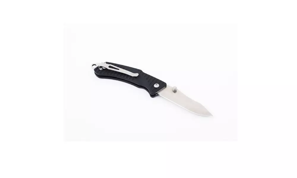 EKA Swede 9 Hunting Folding Knife 3.5 Inch Blade- Black - Primary Image